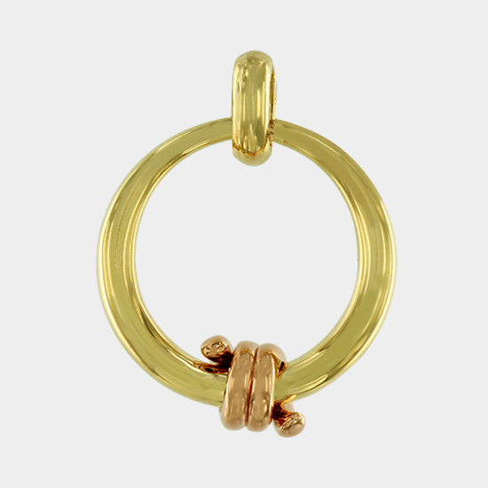 Orecchini Mila Dots. Acciaio Con Finitura Placcata Oro 18Kt. Chiusura