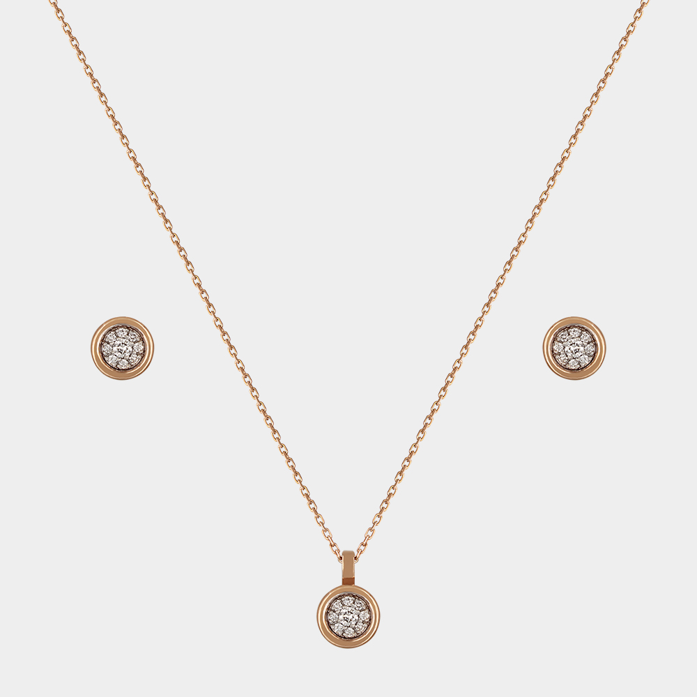 DIAMOND HALF SET GOLD 18KT
