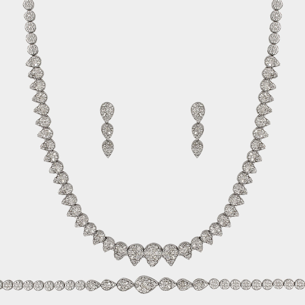 DIAMOND HALF SET GOLD 18KT