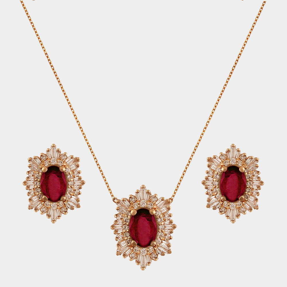 DIAMOND HALF SET GOLD 18KT