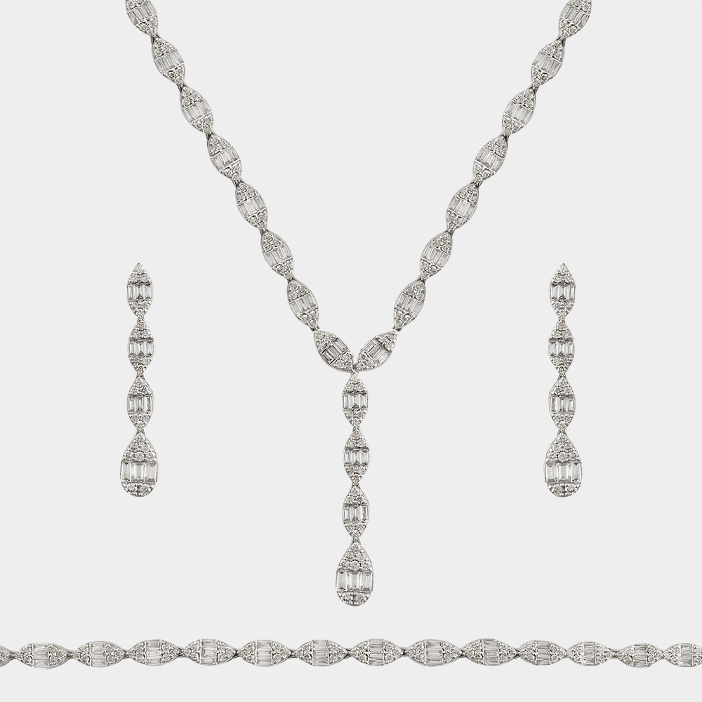 DIAMOND HALF SET GOLD 18KT