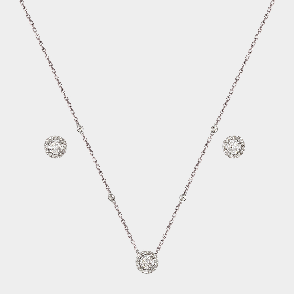 DIAMOND HALF SET GOLD 18KT