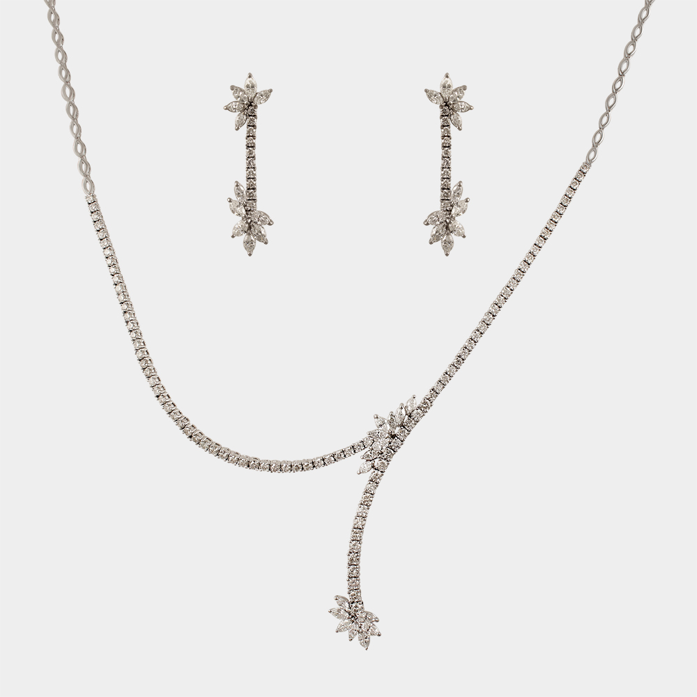 DIAMOND HALF SET GOLD 18KT