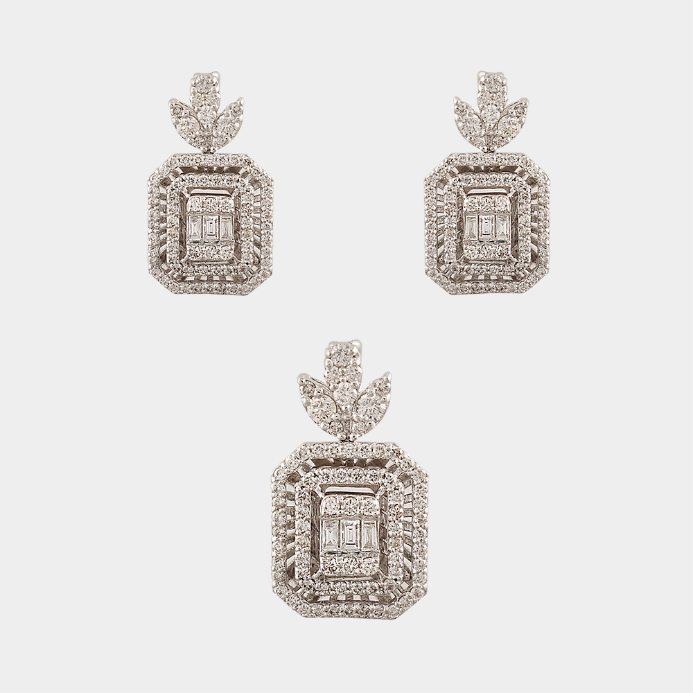 DIAMOND HALF SET GOLD 18KT