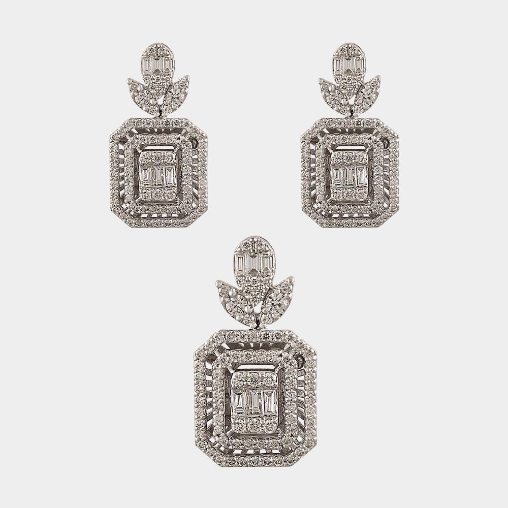 DIAMOND HALF SET GOLD 18KT