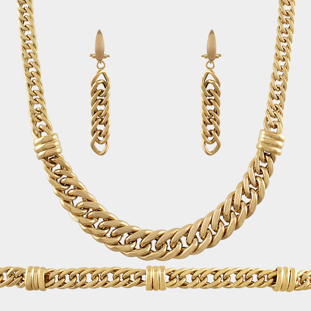 HALF SET GOLD 18KT