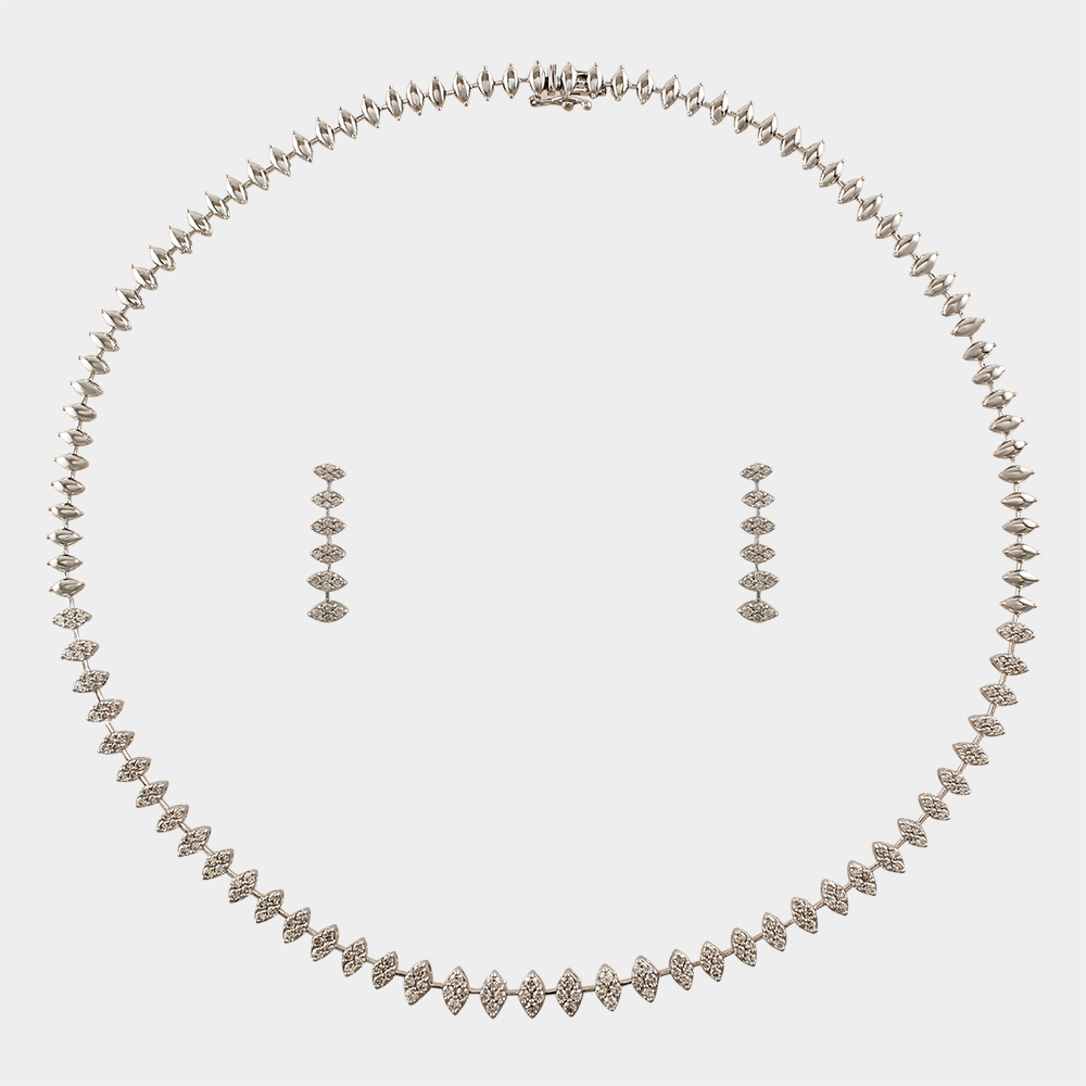 DIAMOND HALF SET GOLD 18KT