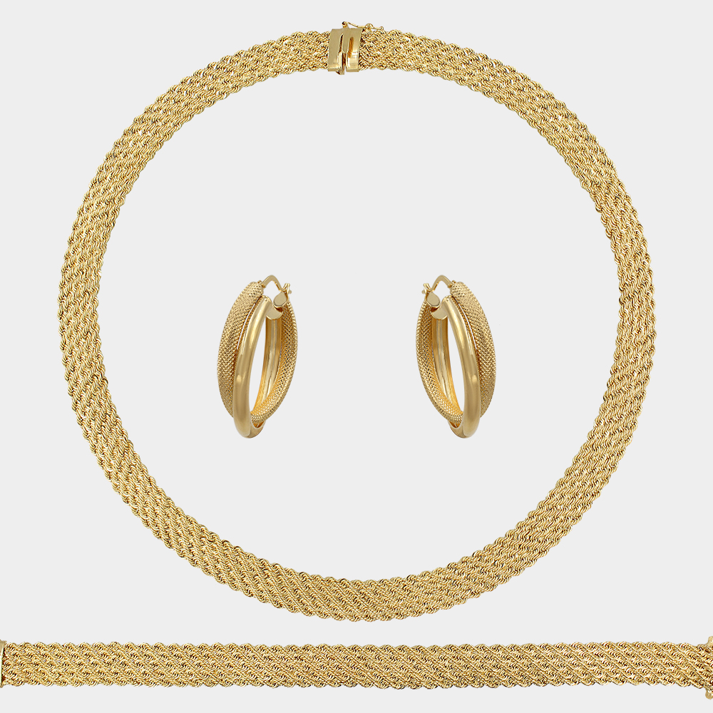 HALF SET GOLD 18KT