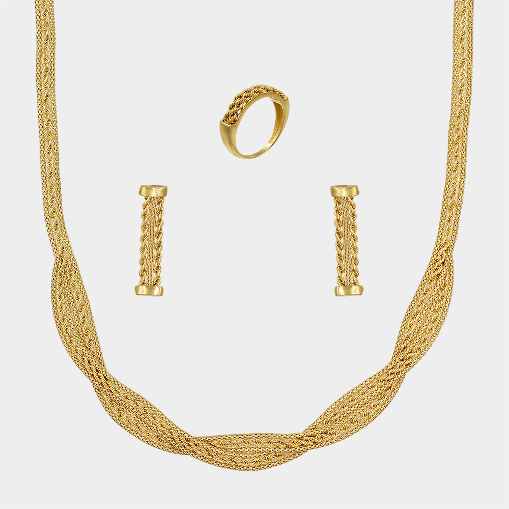 HALF SET GOLD 18KT