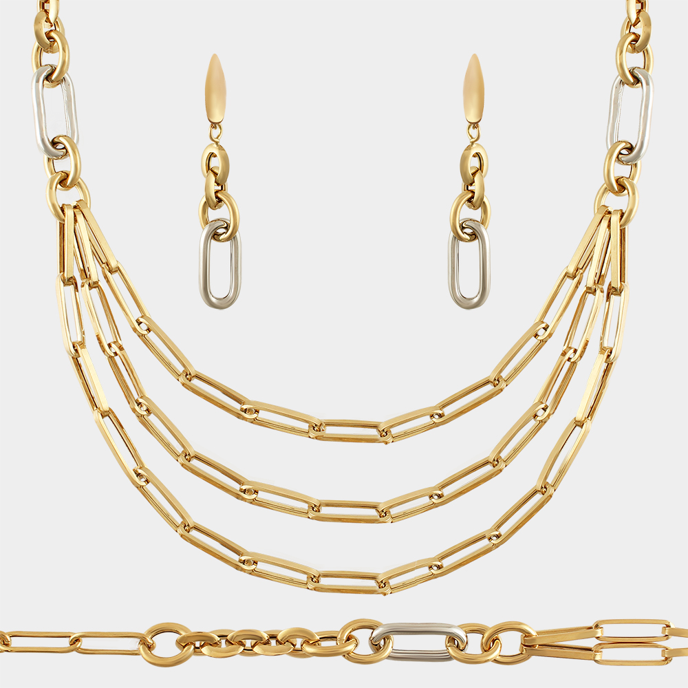 HALF SET GOLD 18KT