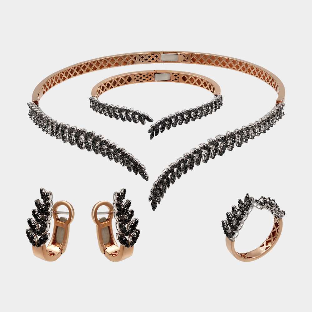 DIAMOND FULL SET GOLD 18KT