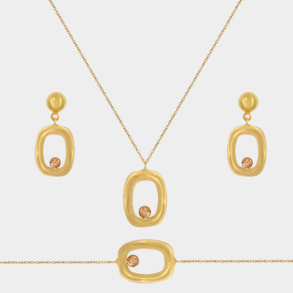 HALF SET GOLD 18KT