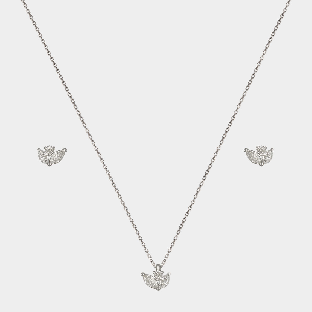 DIAMOND HALF SET GOLD 18KT
