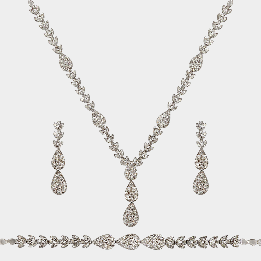 DIAMOND HALF SET GOLD 18KT