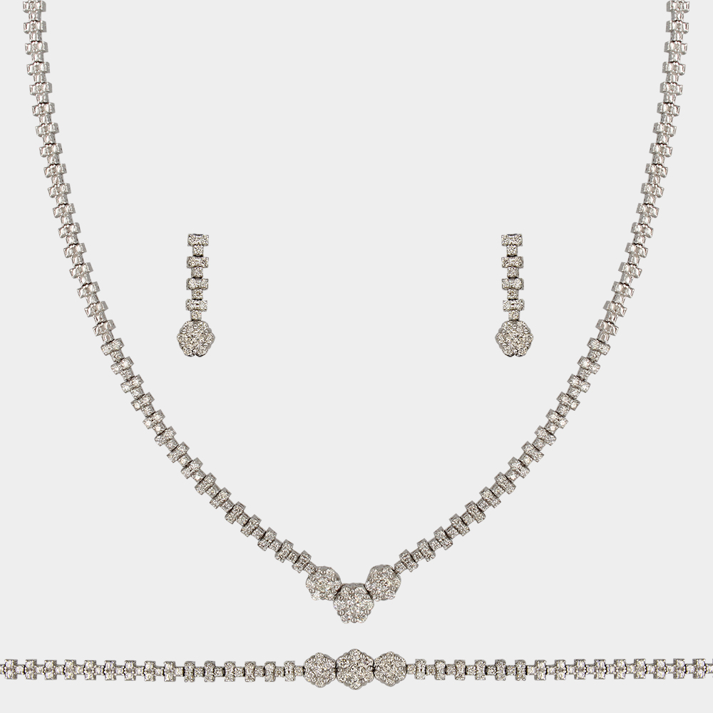 DIAMOND HALF SET GOLD 18KT