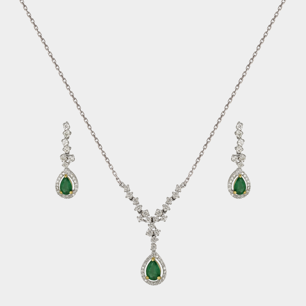 DIAMOND HALF SET GOLD 18KT