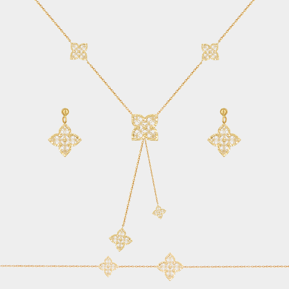 HALF SET GOLD 18KT