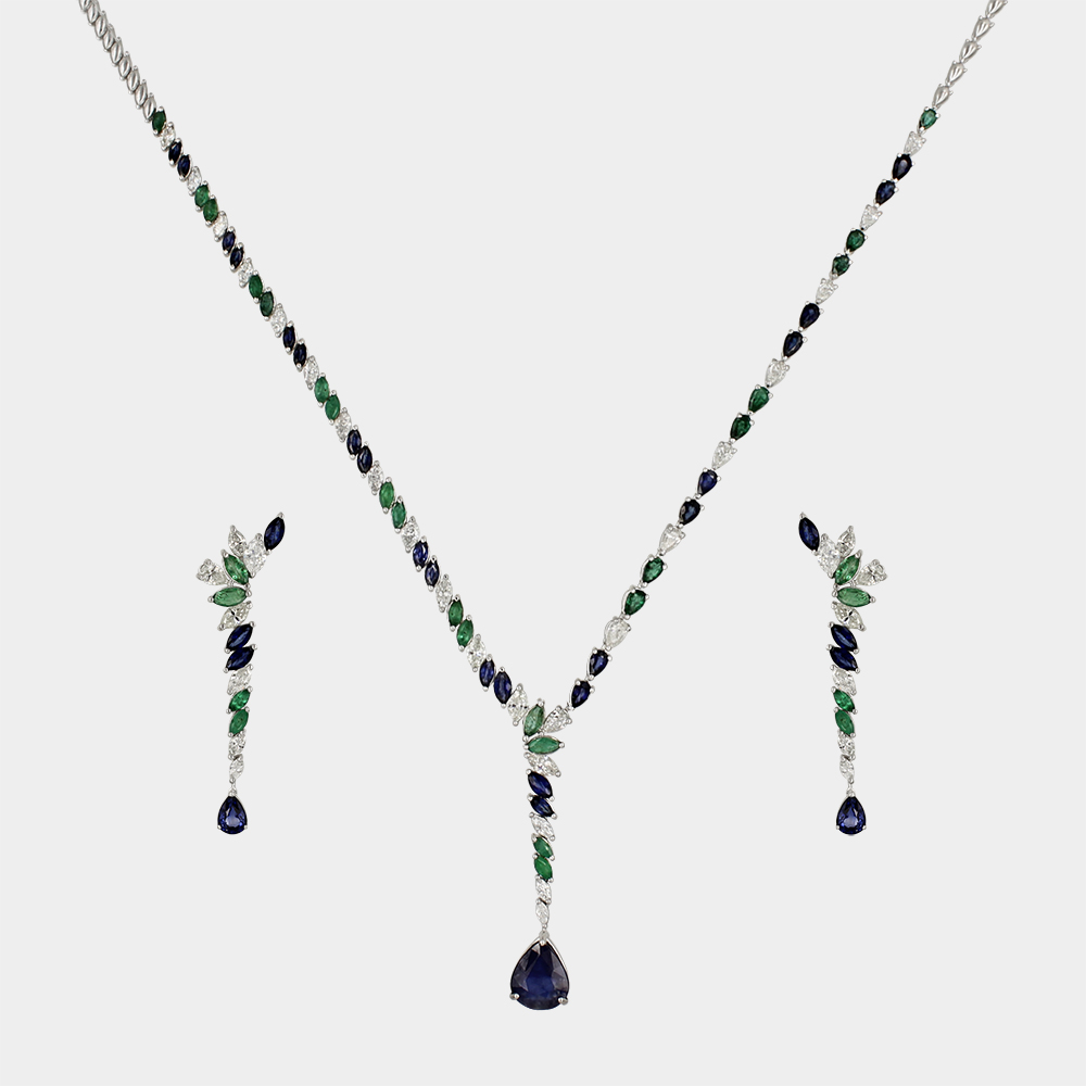 DIAMOND HALF SET GOLD 18KT
