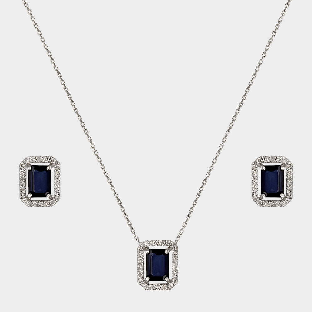 DIAMOND HALF SET GOLD 18KT