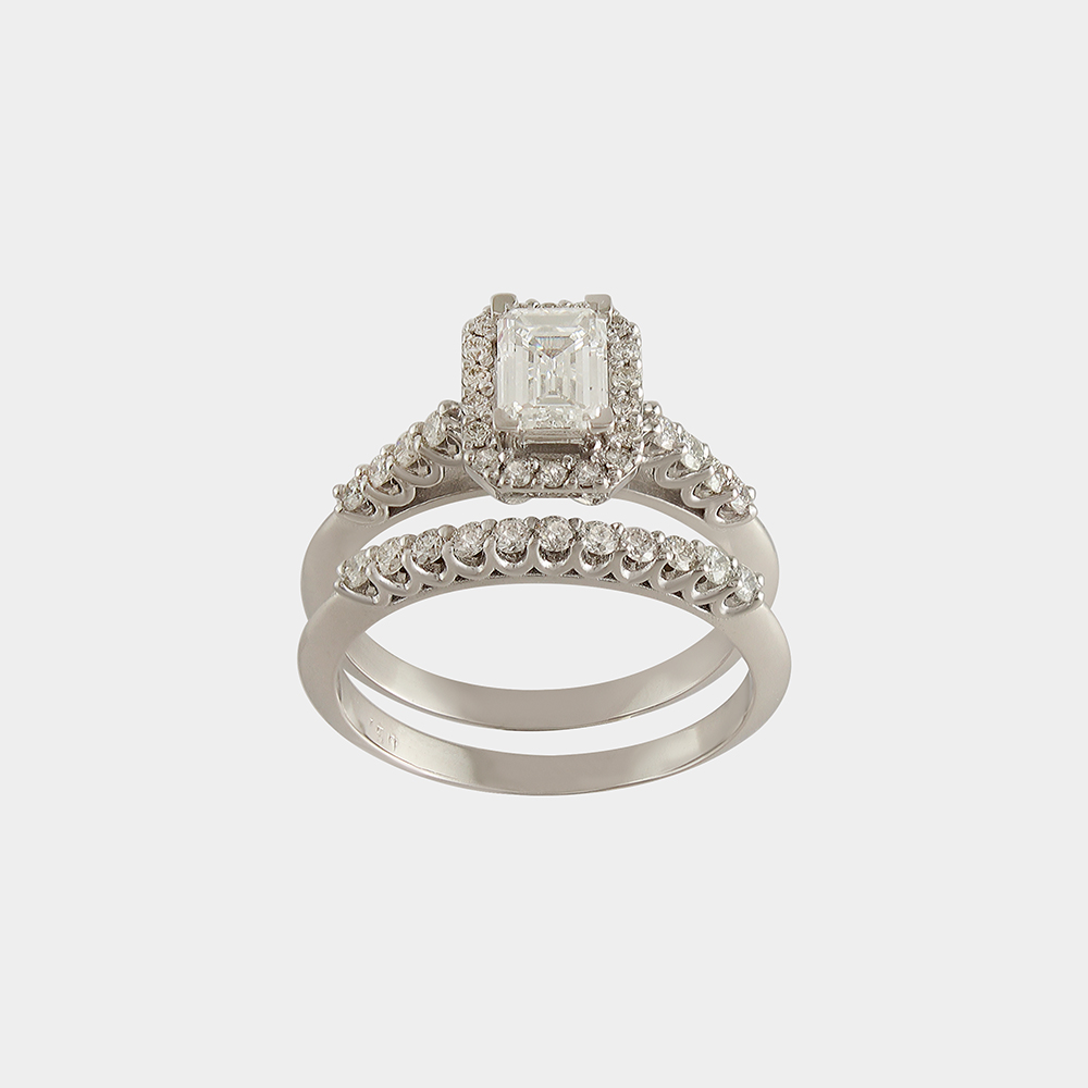 DIAMOND TWIN SOLITAIRE GOLD 18KT
