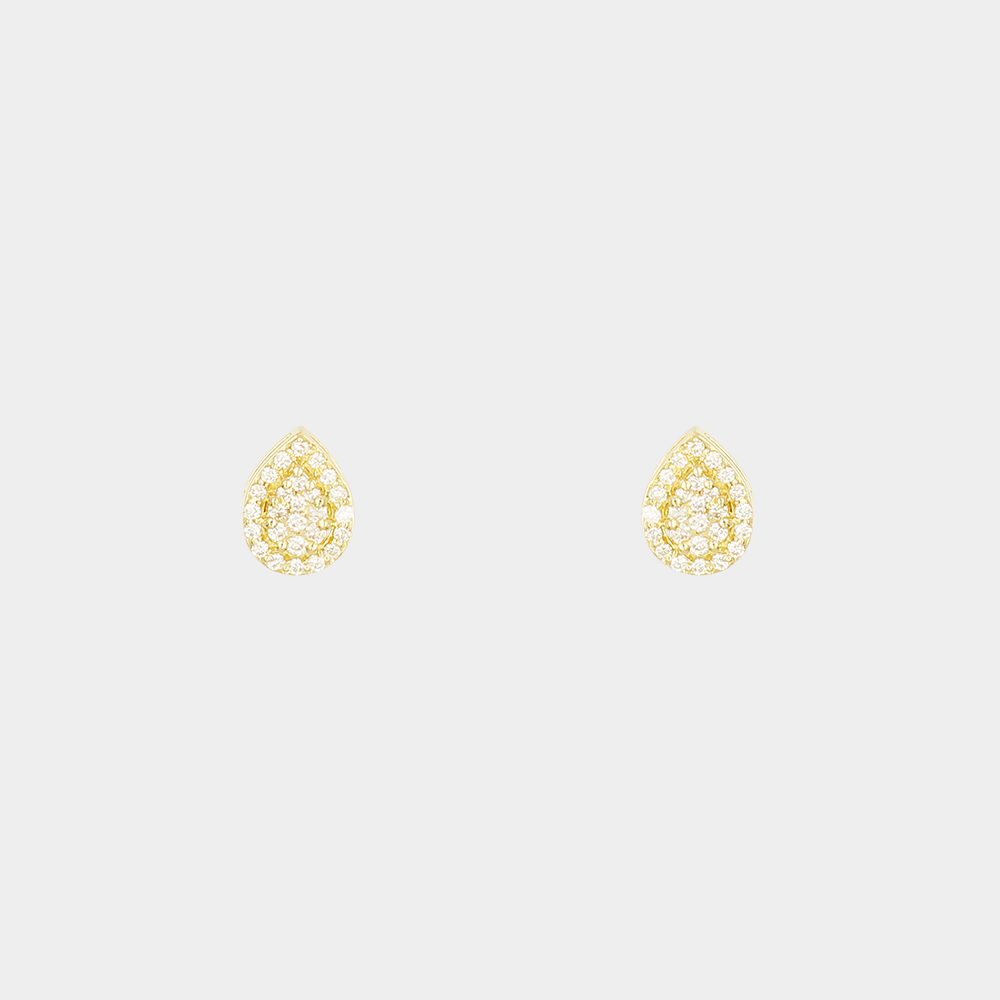 DIAMOND EARRINGS GOLD 18KT