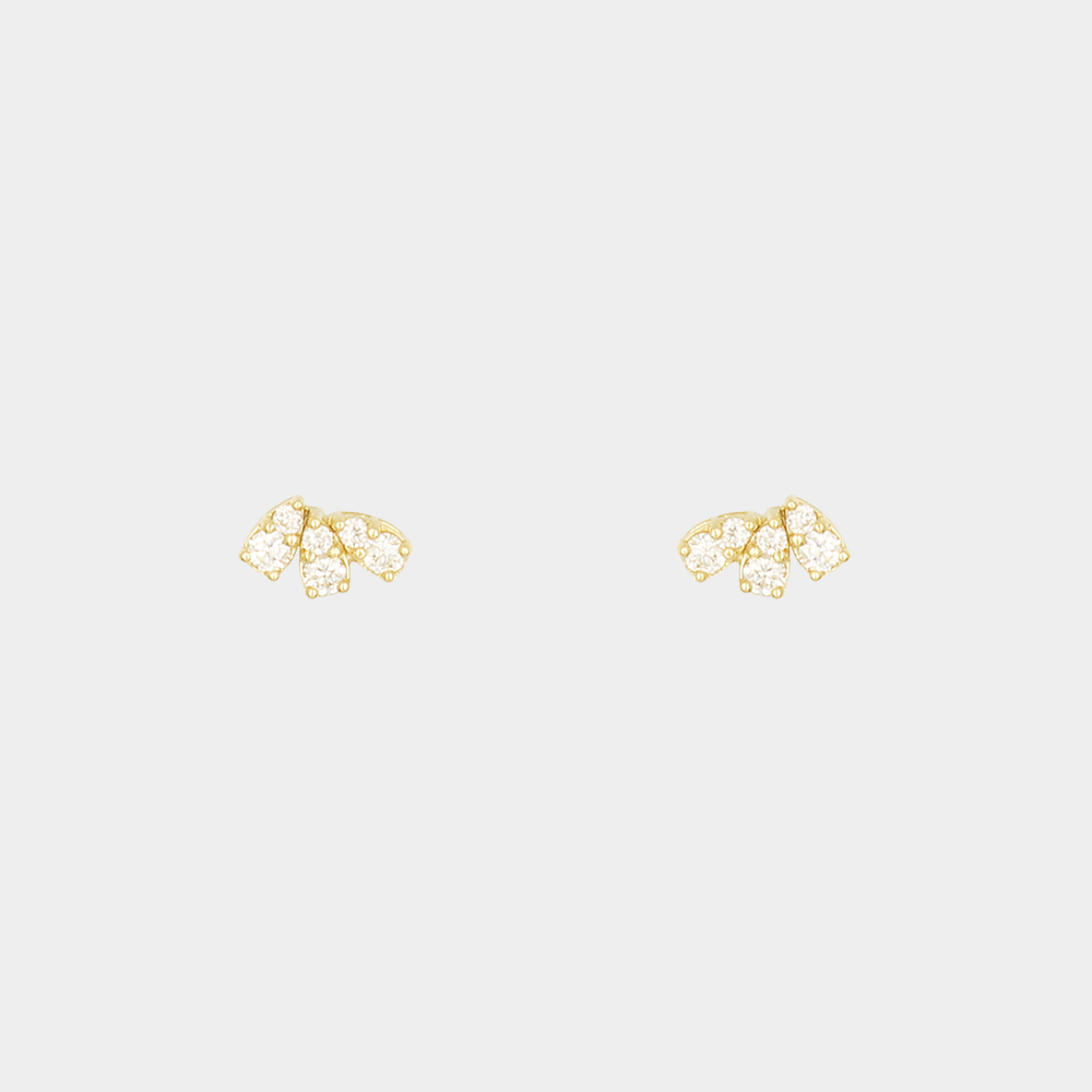 DIAMOND EARRINGS GOLD 18KT