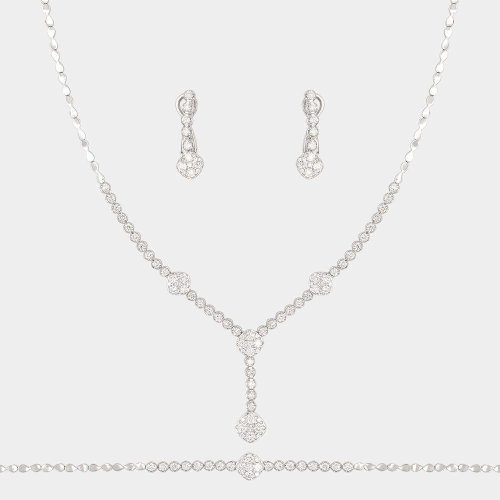 DIAMOND HALF SET GOLD 18KT