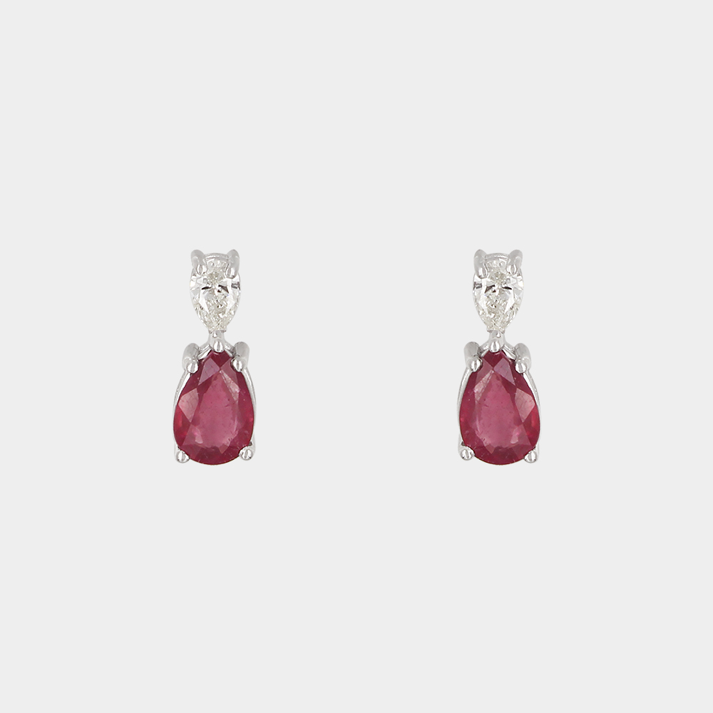 DIAMOND EARRINGS GOLD 18KT