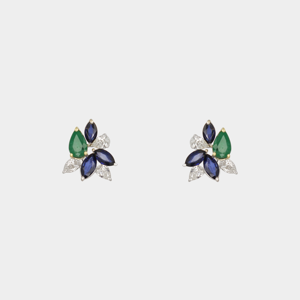 DIAMOND EARRINGS GOLD 18KT