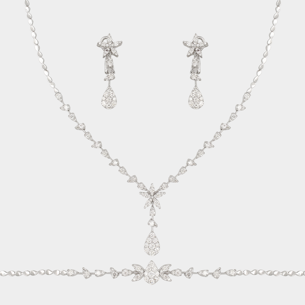DIAMOND HALF SET GOLD 18KT