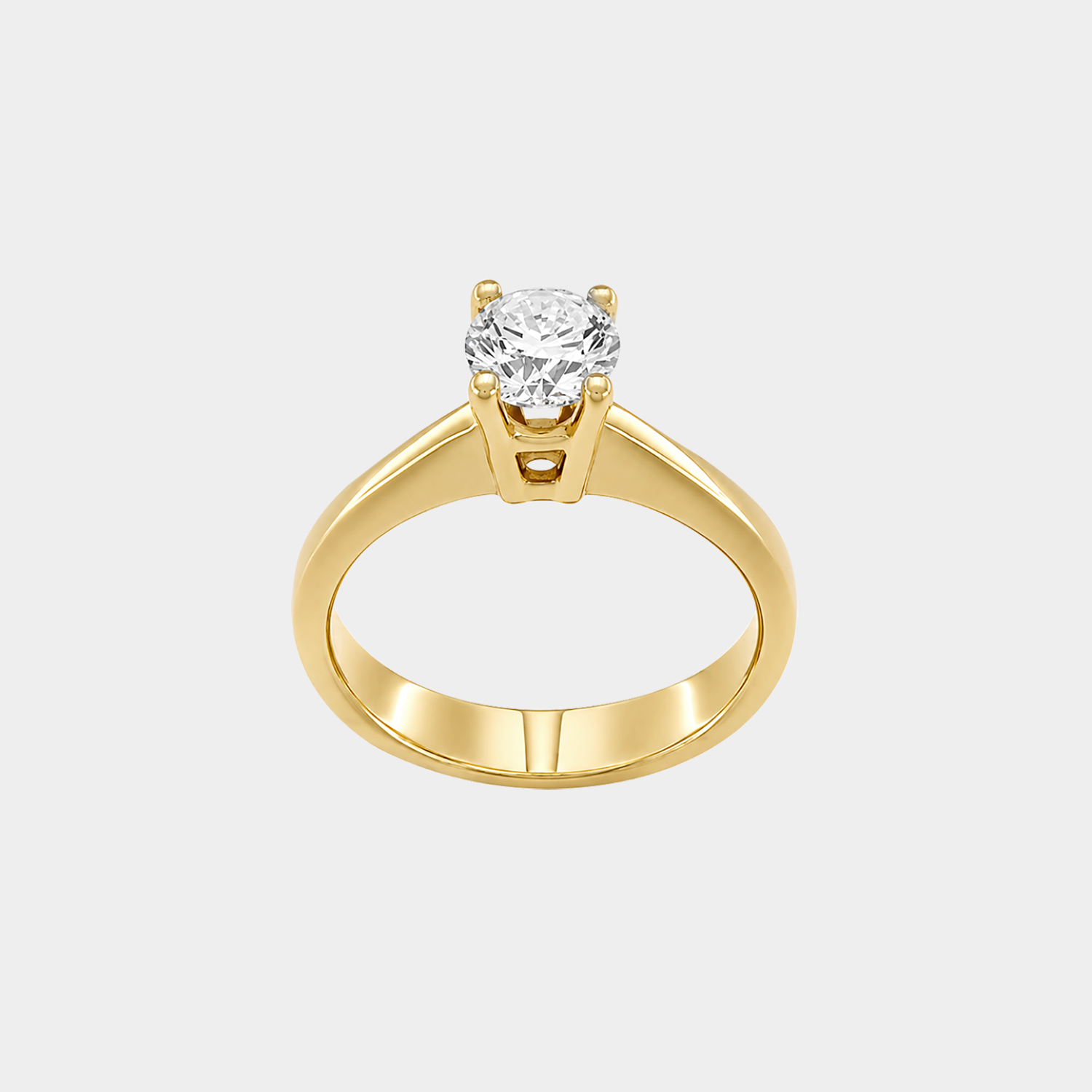 DIAMOND SOLITAIRE GOLD 18KT