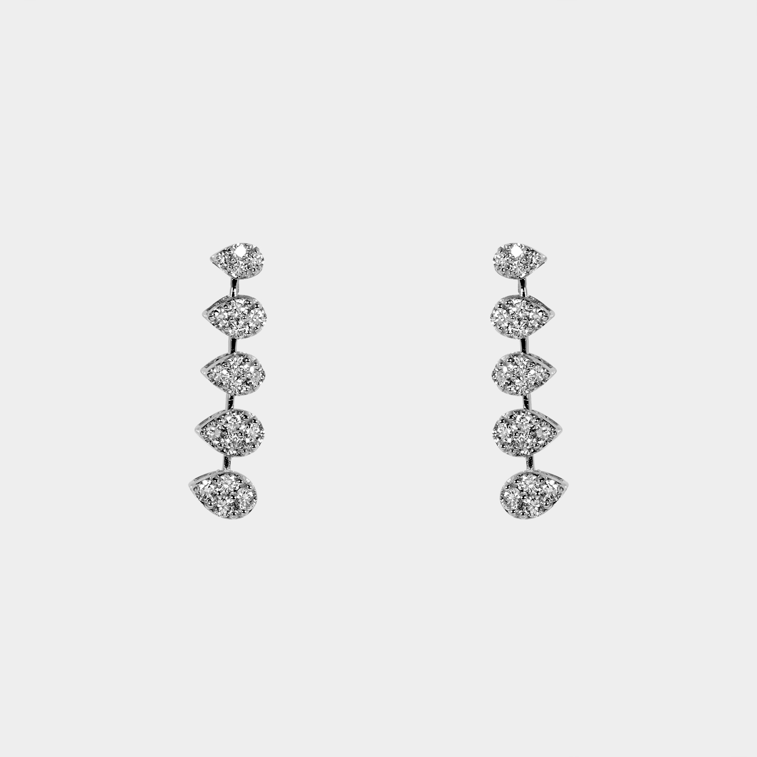 DIAMOND EARRINGS GOLD 18KT
