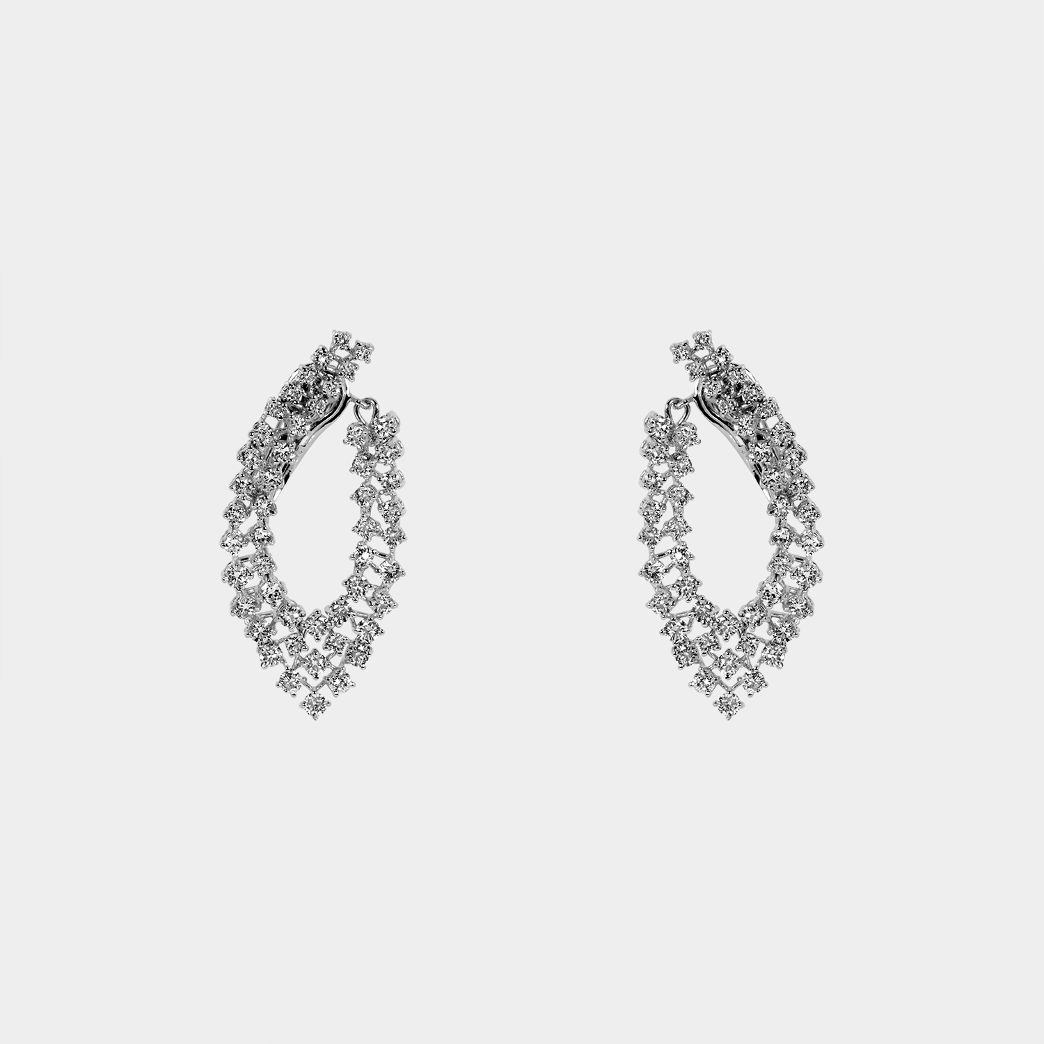 DIAMOND EARRINGS GOLD 18KT