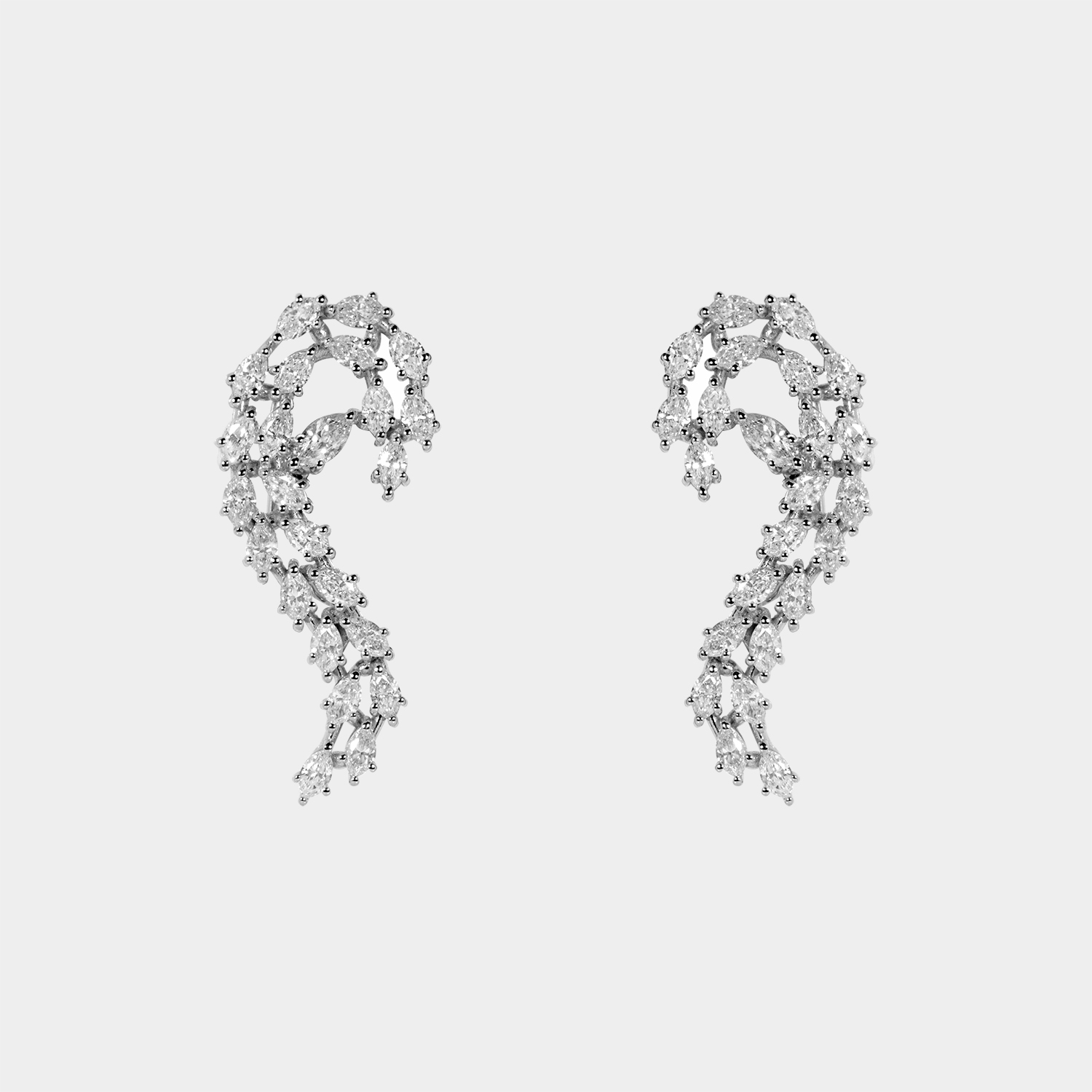 DIAMOND EARRINGS GOLD 18KT