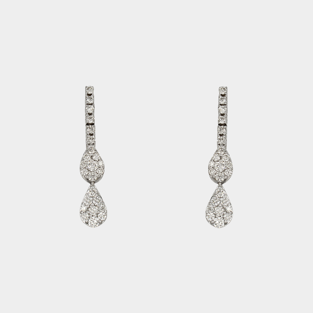 DIAMOND EARRINGS GOLD 18KT