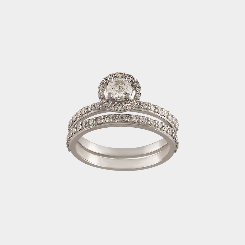 DIAMOND TWIN SOLITAIRE 18KT GOLD