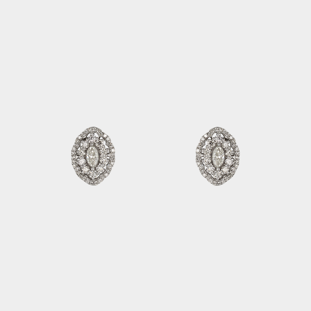 DIAMOND EARRINGS GOLD 18KT
