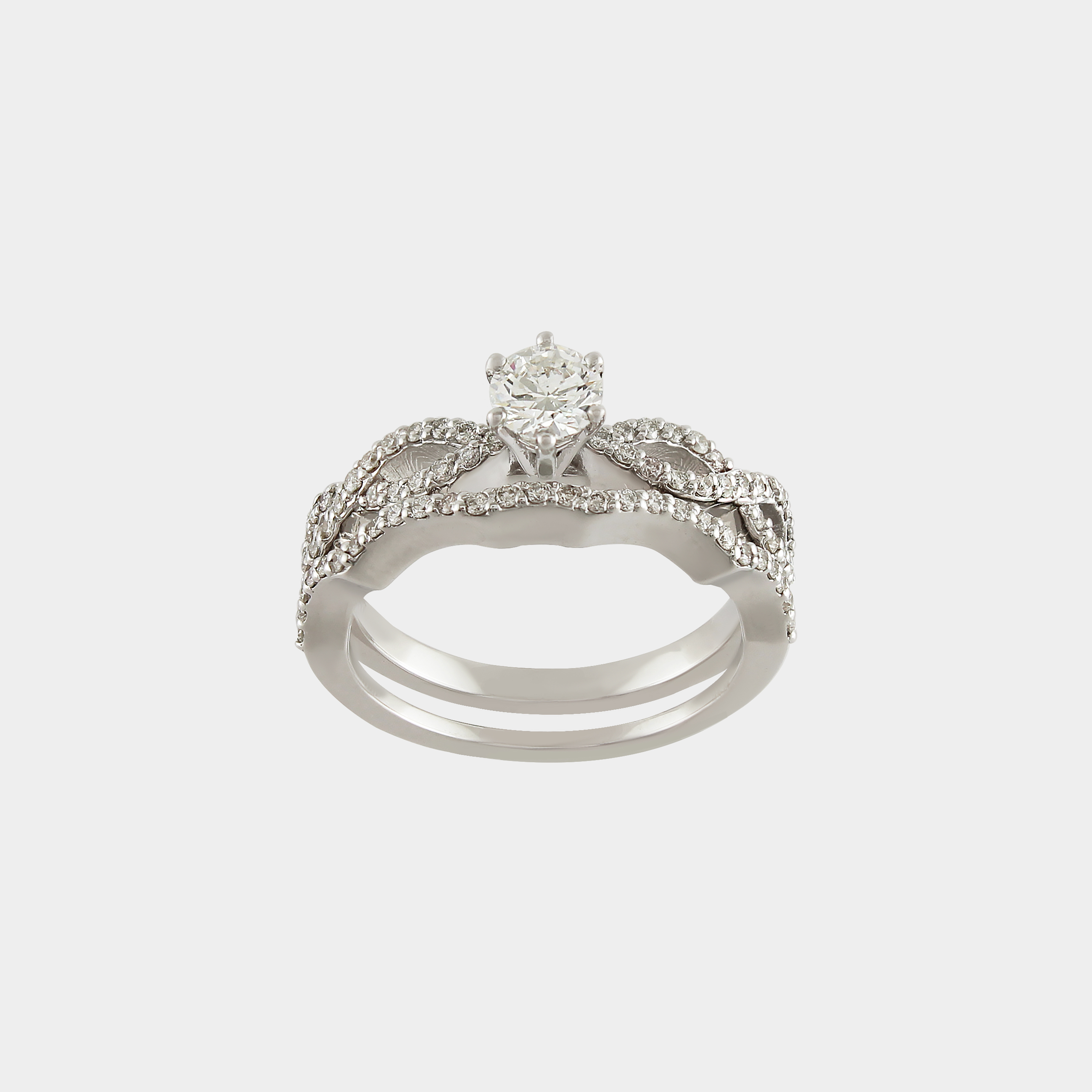 DIAMOND TWIN SOLITAIRE 18KT GOLD
