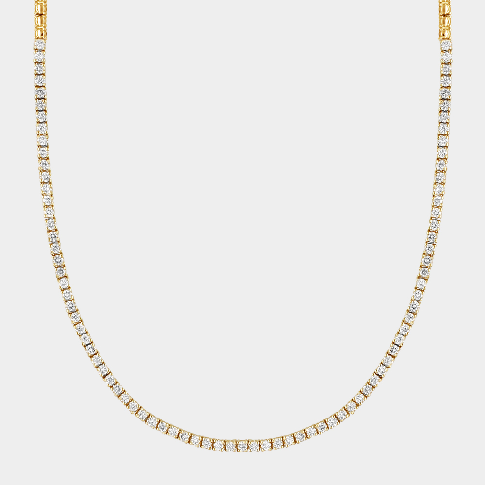 DIAMOND NECKLACE GOLD 18KT