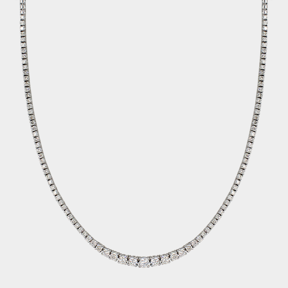 DIAMOND NECKLACE GOLD 18KT