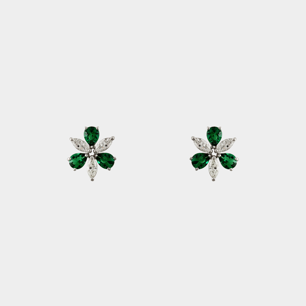 DIAMOND EARRINGS GOLD 18KT