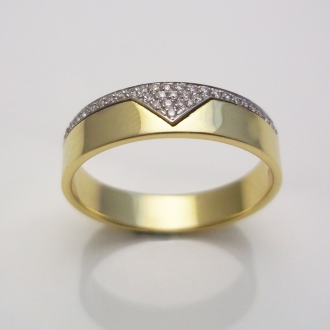 DIAMOND WEDDING RING 18KT GOLD

 

