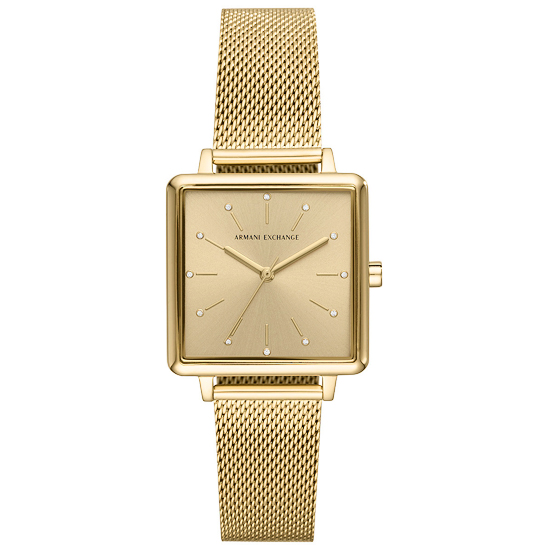 Armani exchange square watch discount